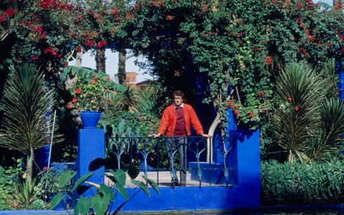 Yves Sain Laurent in Marrakech, Jardin Majorelle